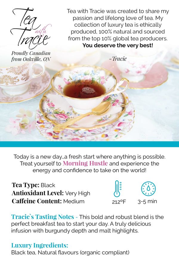 Morning Hustle Black Tea Tasting Notes and Ingredients