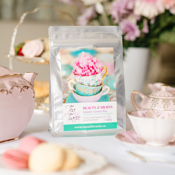 Beauty & Brains green tea by Tea with Tracie